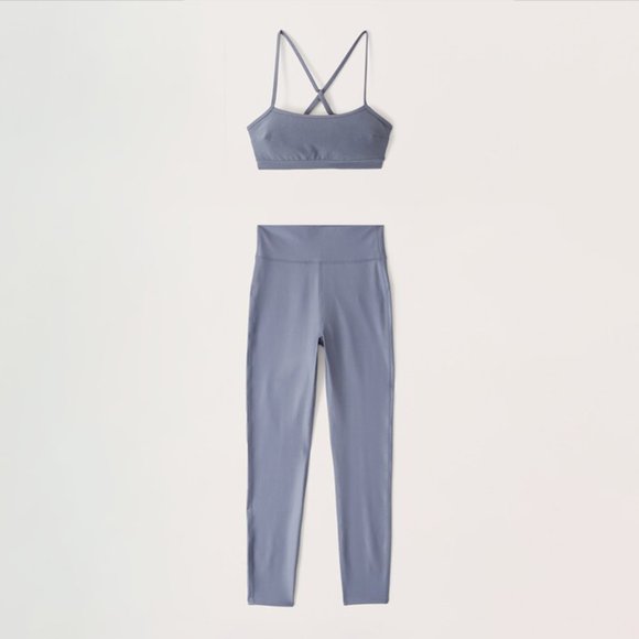 Abercrombie & Fitch Other - NEW Abercrombie & Fitch Grey Slate Workout Set | Small Bra | XS Legging
